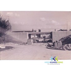 Lobith 04-1974 Bouw tunnel -Transeedijk-Komstraat (9)